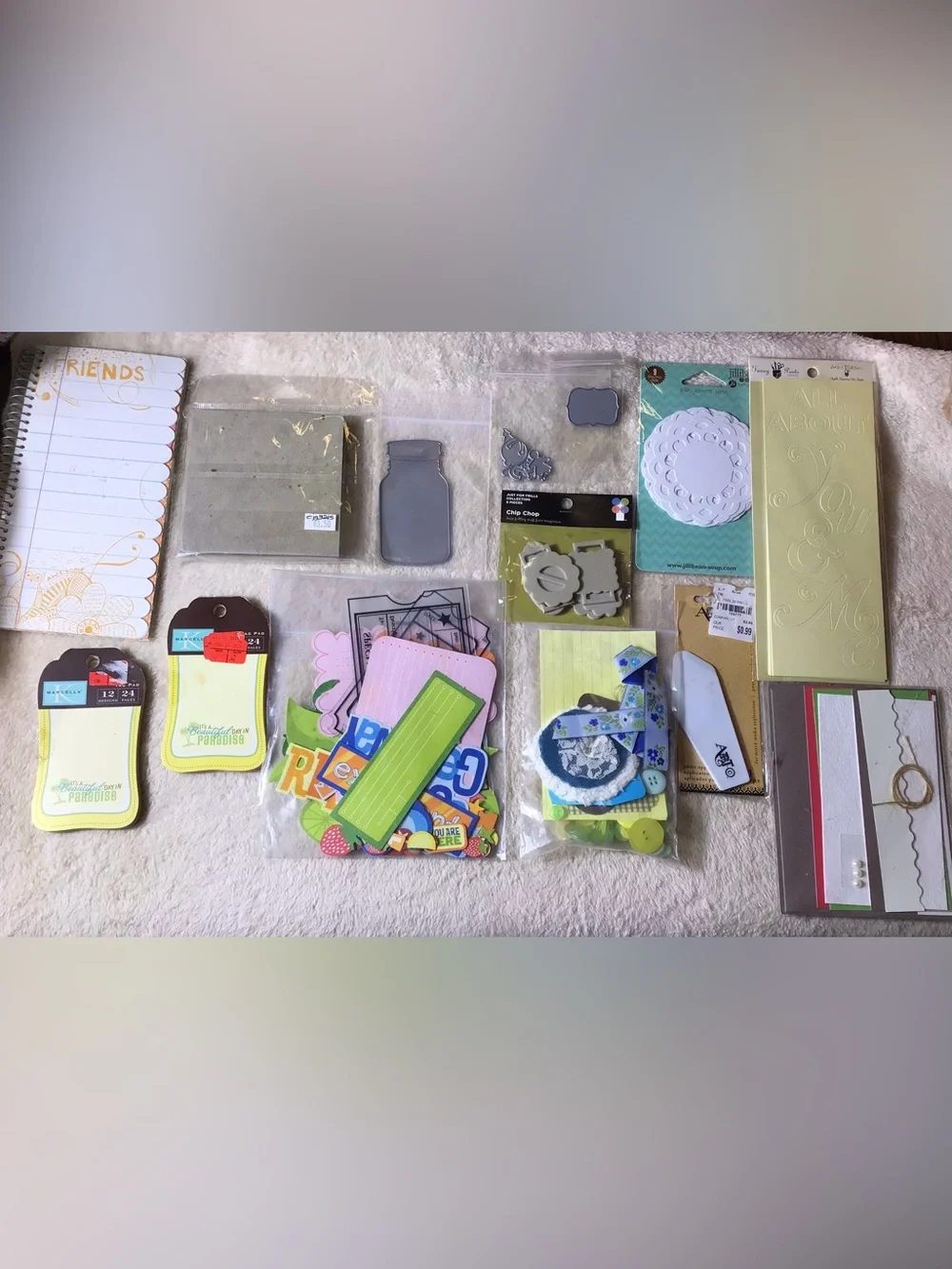 Assorted Scrapbook Embellishments